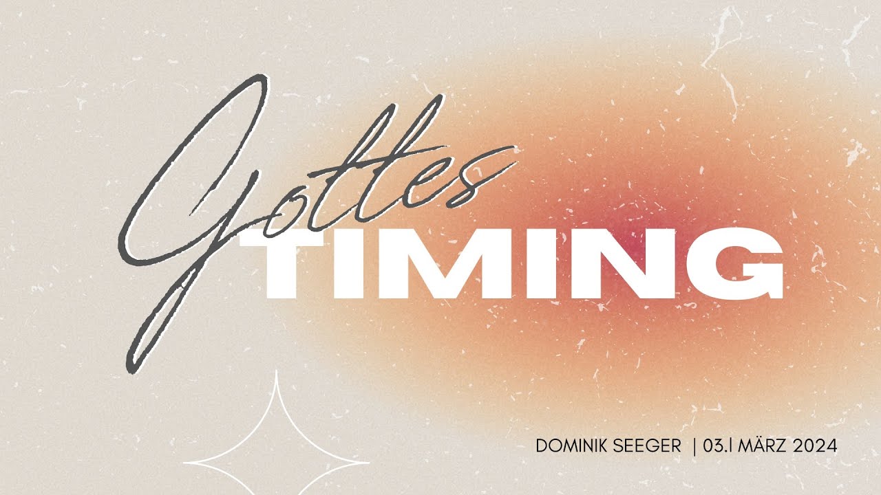 Alles zu seiner Zeit Dominik Seeger YouTube