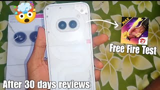 After 30 days Reviews Nothing Phone 2a || free fire Test || Red war