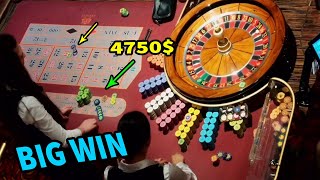 BIG BET IN ROULETTE HOT SESSION BET CHIPS 25$ BIG WIN NIGHT TUESDAY 🎰✔️2024-05-29