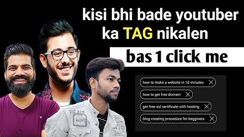 carryminati aur technical guruji ka tag kaise copy karen | kisi bhi video ka tag copy karen |