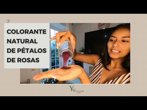 Colorante Natural de PÉTALOS DE ROSAS 🌹- Romina Ricaldy