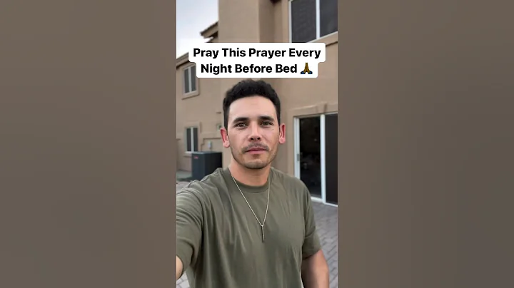 Pray This Prayer Before Bed 🙏 #shorts