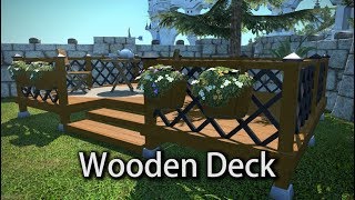 FFXIV: Wooden Deck Housing Item