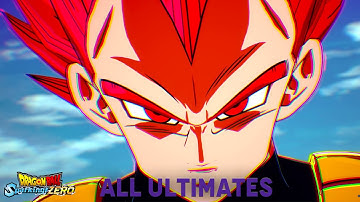 Vegeta all Ultimate attacks in Db Sparking zero