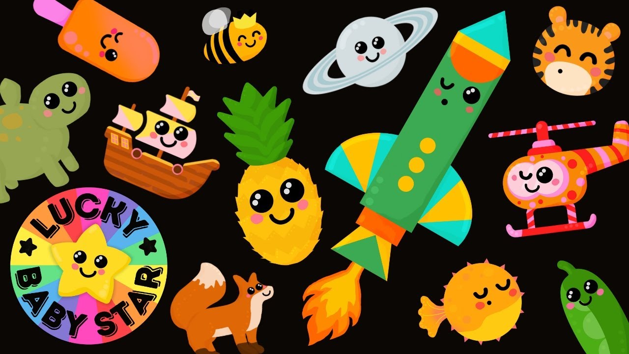 🍎 Wanna Dance with Some Planets? Baby Sensory Party Mix: Rockets 🚀 ...