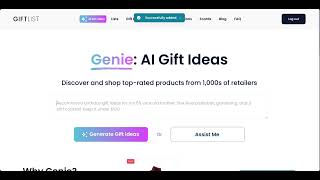 GiftList Genie: AI Gift Ideas Generator screenshot 4