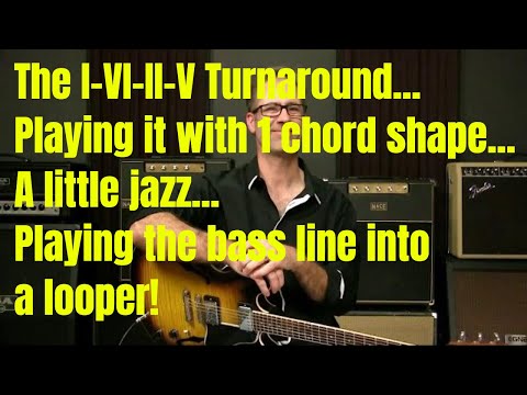 the-i-vi-ii-v-turnaround-plus-bass-and-7#9-voicings---fun-looper-exercise-for-blues-guitar