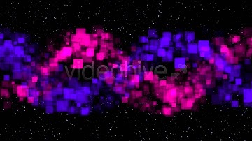 Square Pixel Motion - VJ Loop Pack (4in1)