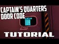 Subnautica Captain's Quarters Door Code Tutorial(PC Gameplay)