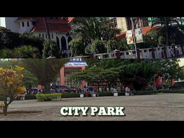 I found a beautiful public city park in Kivukoni Dar es Salaam Tanzania 🇹🇿 class=