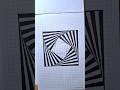 Satisfying Square Illusion Drawing