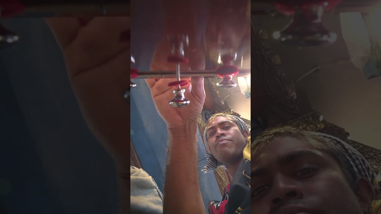 Solo kirtan at ISKCON