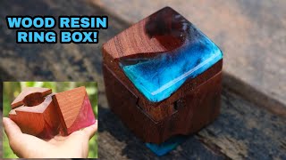 Making a wood and epoxy resin jewelry ring box