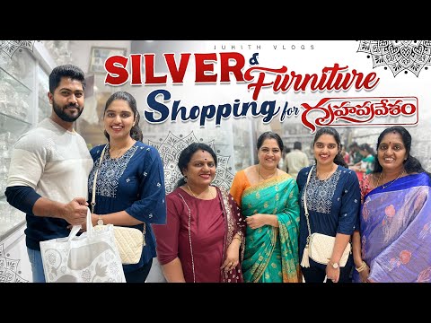 |మా New Furniture & Silver Shopping for గృహప్రవేశం😍|Cute Surprise at Starbucks💕|Our New Chapter|