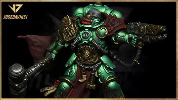 How to Paint Salamanders Space Marine | Full Process Tutorial | Warhammer 40K |Featuring Hinomi X1