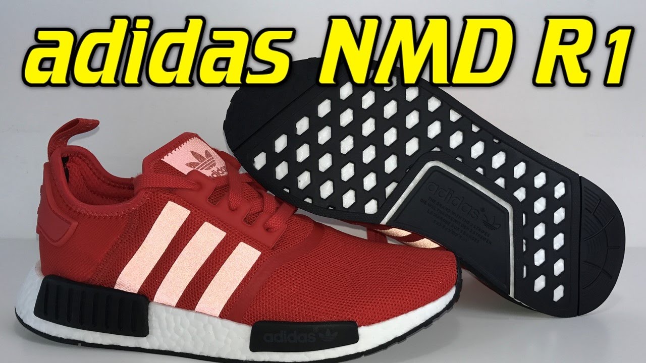 adidas nmd r1 clear red