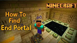 How to find End portal in Minecraft/In hindi/Dark Infinity