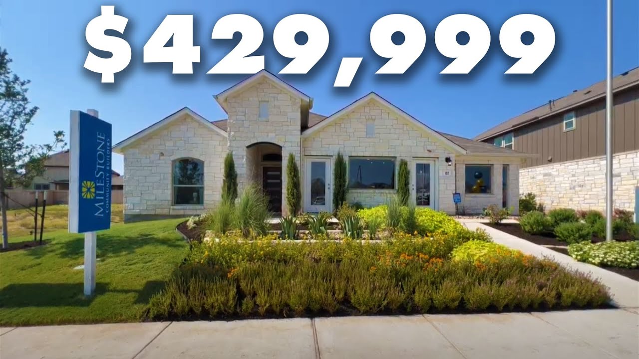 Look Inside New Hamlin Model Home in Kyle, TX Tour Home in Crosswinds