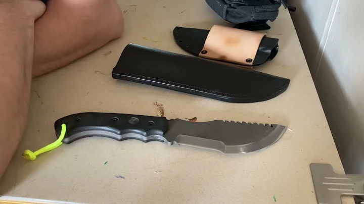 TOPS Tom Brown Tracker knife T-1 Series: episode 1 (Meet my Tracker)