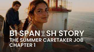 Learn Spanish Comprehensible Input B1 Romance Story The Summer Caretaker Job Chapter 1