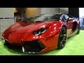 MM Design Lamborghinis - Chrome Red Aventador &amp; Tron Gallardo Nova - VIAS 2015