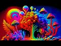 Magic mushrooms  chill visuals trippy psychedelic