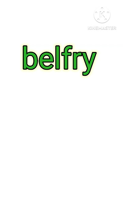 What Does Belfry Mean| #shorts #english #eacademia