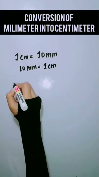How to convert mm into cm ? #shorts