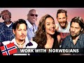 HOLLYWOOD stars on NORWAY 🇳🇴 Funny stories Working With Norwegians ...