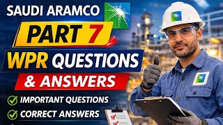 Saudi Aramco WPR Part 7 | Important Exam Questions & Answers (Work Permit Receiver Test)