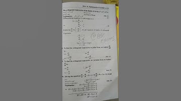 B.Sc Second Year Objective Questions Maths Paper two Differential equations and Integral... Part-7