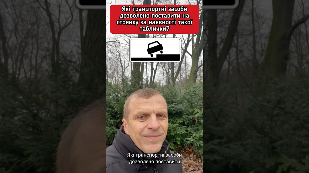 Які транспортні засоби дозволено поставити на стоянку? 