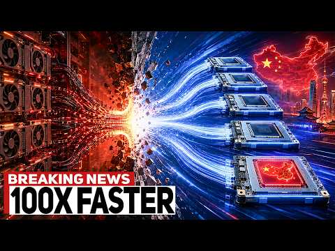 China Just Solved AI's Biggest Bottleneck — 100X Faster Without More GPUs thumbnail