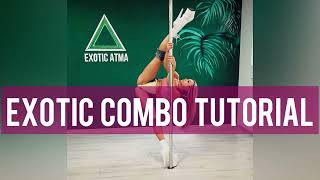 Exotic Combo Tutorial Straddle - Handspring - Vertical Split - Knee Drop