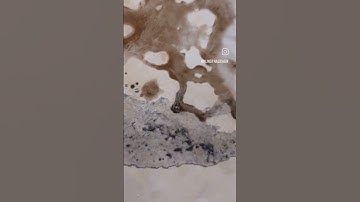 Rust on canvas! Experiment in between Powertex Rusty Powder and Real rust liquid. Part I