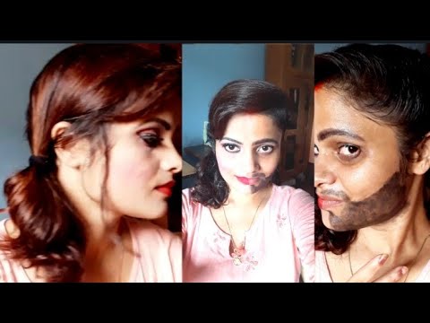 Online Beauty Parlor Course Makeup Half Girl And Half Boy Face Makeup Look Step By Step Youtube Online Beauty Parlor Course Makeup Half Girl And Half Boy Face Makeup Look Step By Step Youtube