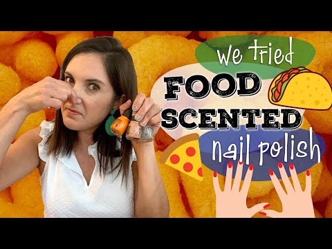 Cheese Puff Nail Polish!? We Tried 3 Food-Scented Nail Polish Flavors | Review and Smell Test