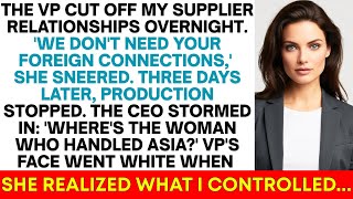 VP Blocked All My Vendor Contracts—Then Supply Chain Collapsed and CEO Asked 'Where Is She'