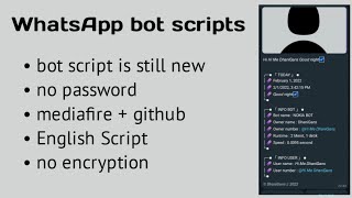 🔴 WhatsApp bot new script || no password || no enc screenshot 4