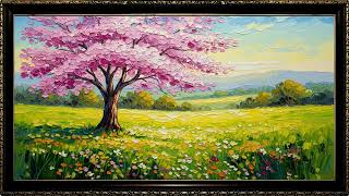 Soft Spring Flower Canvas | Relaxing Gallery Style Screen screenshot 4