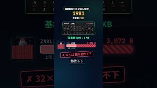 如果電腦只剩 1KB 記憶體，還能做什麼？連一張照片都裝不下