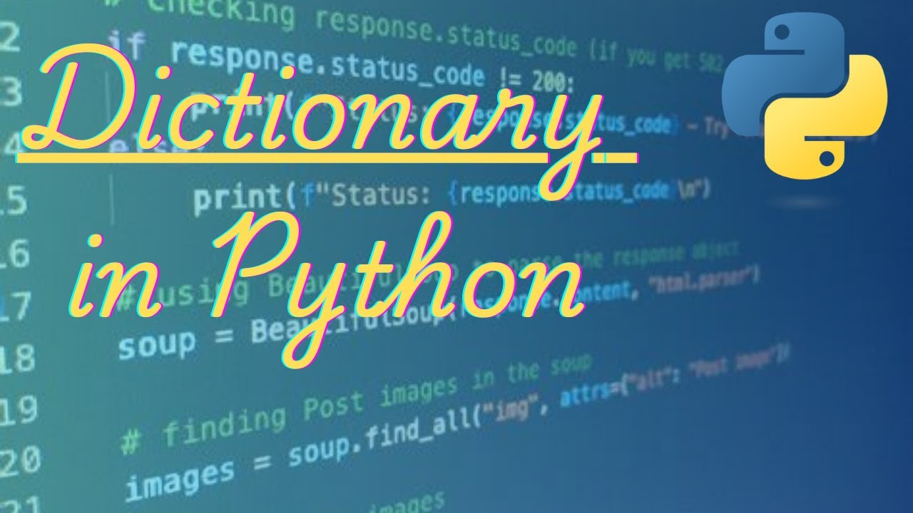The Ultimate Guide to Python Dictionaries for Beginners - YouTube