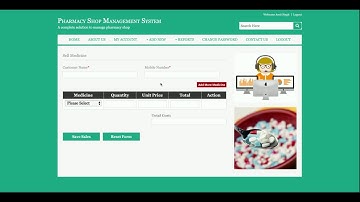 Pharmacy Shop Management System | Java JSP Servlet Project | Java JSP CRUD Project