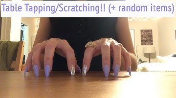 ASMR * Table Tapping & Scratching! * Plus Random Items * Fast Tapping * No Talking * ASMR Villa