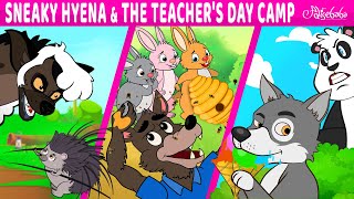 sneaky hyena and the teachers day camp big bad wolf and three rabbits english fairy tales