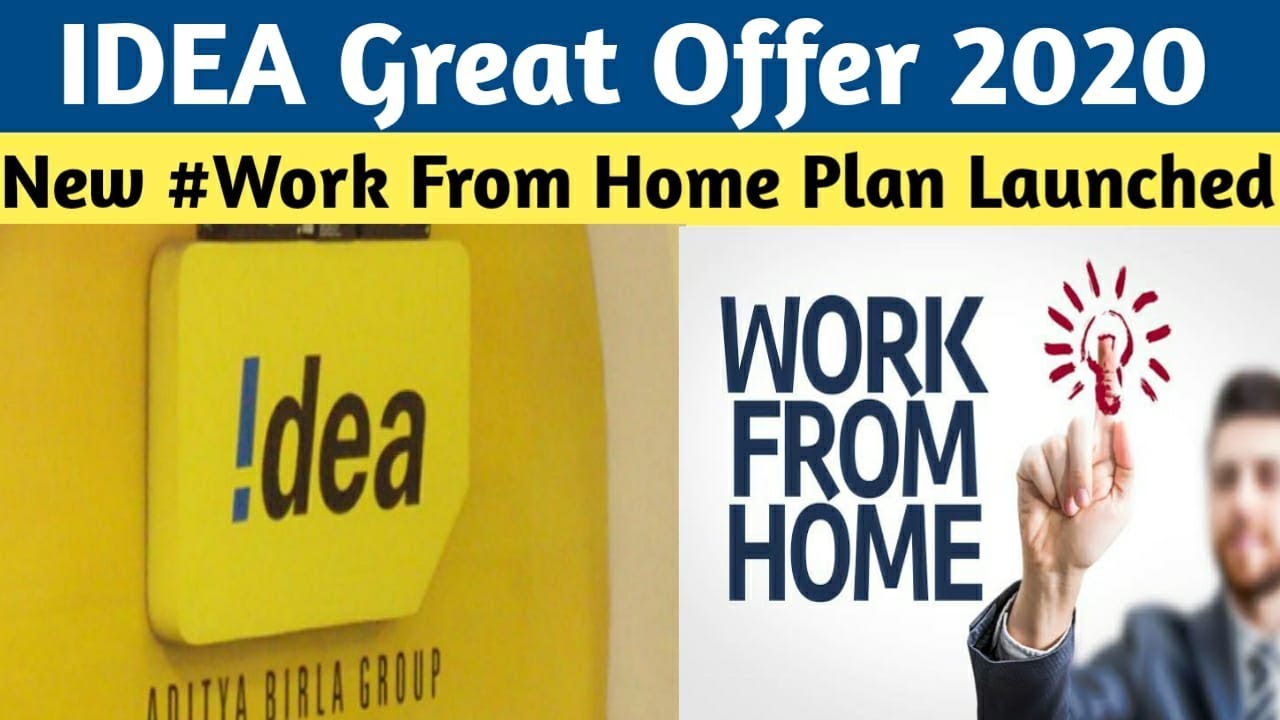 Idea Big Breaking News | Idea Work From Home Plan Launched