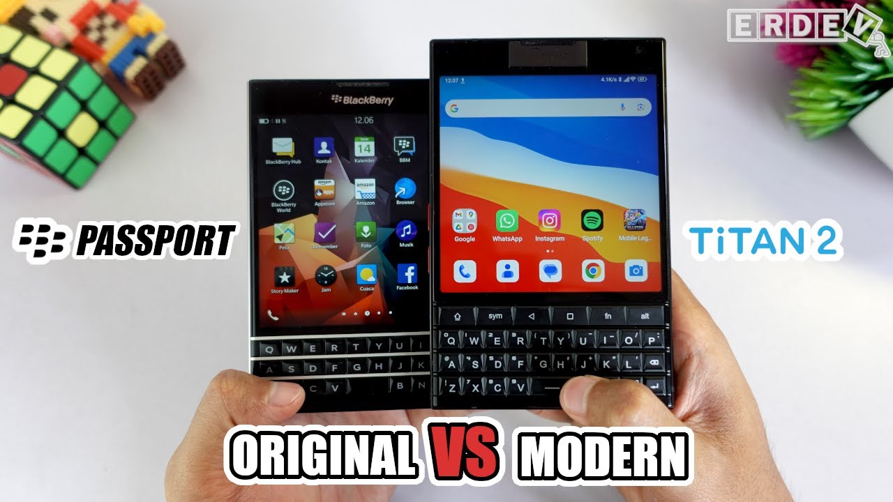 BANDINGIN HP BLACKBERRY PASSPORT DENGAN UNIHERTZ TITAN 2! - Spek, Kamera, Layar, Body dll