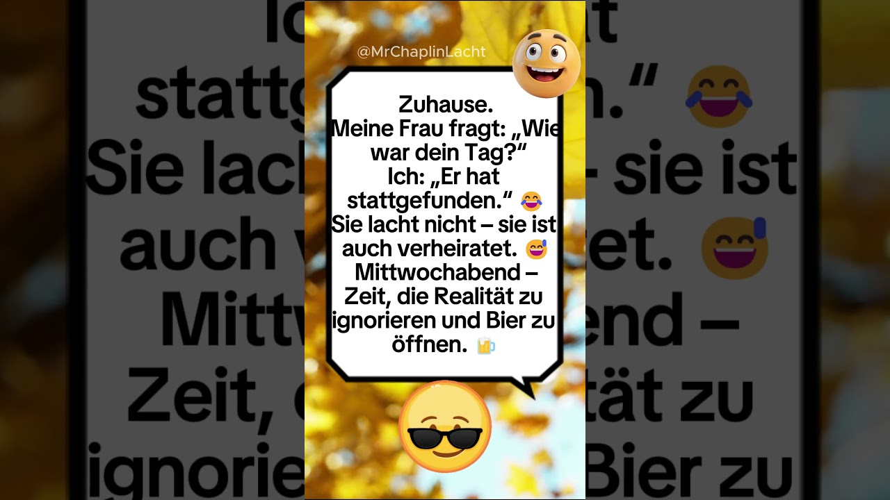Mittwochabend – Realität? Lieber Bier 🍺😂