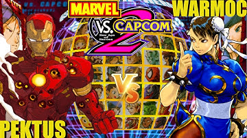 MvC2 Mvci Umvc3 WARMOC vs PEKTUS46 pt 3