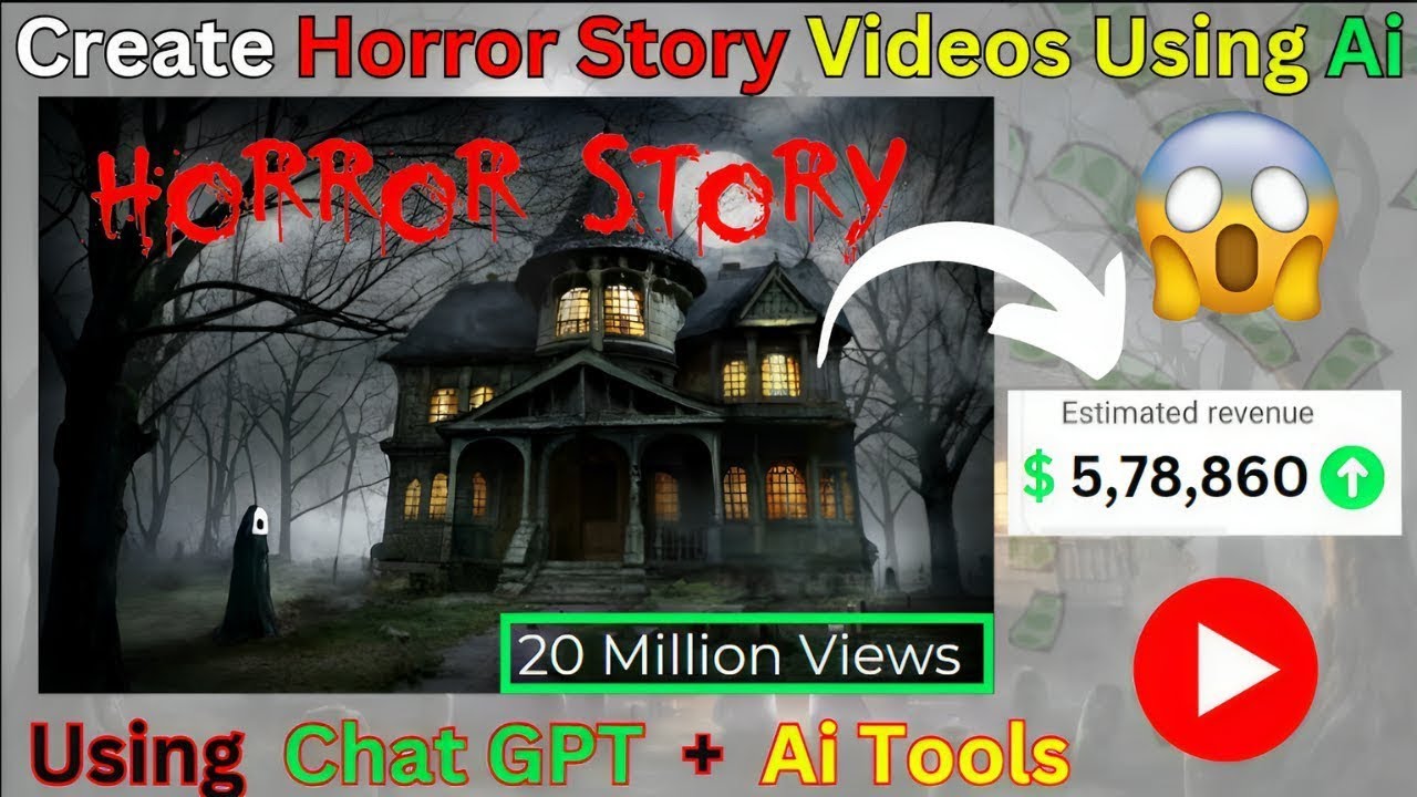 how to create horror story with ai #youtube #Tarunique #viral #trending ...